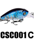1Pc Crank Lures 12 Colors Fishing Lures 4.7Cm-1.9"/3.3G-0.12Oz Fishing Tackle-RUProberos Store-CSC001C-Bargain Bait Box