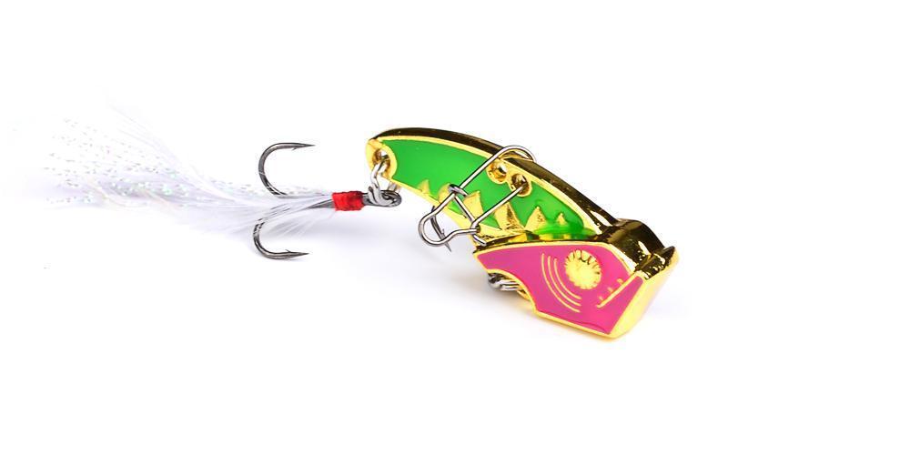 1Pc Fishing Lure 15G/20G/26G Metal Fishing Bait 5 Colors Spoon Bass Baits-Comdaba Fishing Store-Color B 26G-Bargain Bait Box