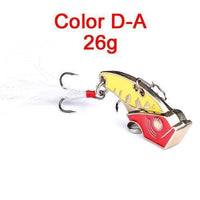 1Pc Fishing Lure 15G/20G/26G Metal Fishing Bait 5 Colors Spoon Bass Baits-Comdaba Fishing Store-Color D 26G-Bargain Bait Box