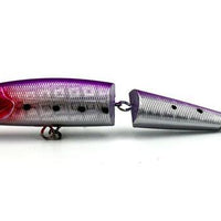 1Pc Jointed 14Cm 21G Attractant 2 Segments Jointed Minnow 3D Eyes Musky Lure Abs-Hard Swimbaits-Bargain Bait Box-4-Bargain Bait Box