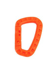 1Pc Mini Climbing Carabiner Clip Outdoor Camping Carabiner Equipment Militery-Entertainment Healthy living Store-Orange as picture-Bargain Bait Box