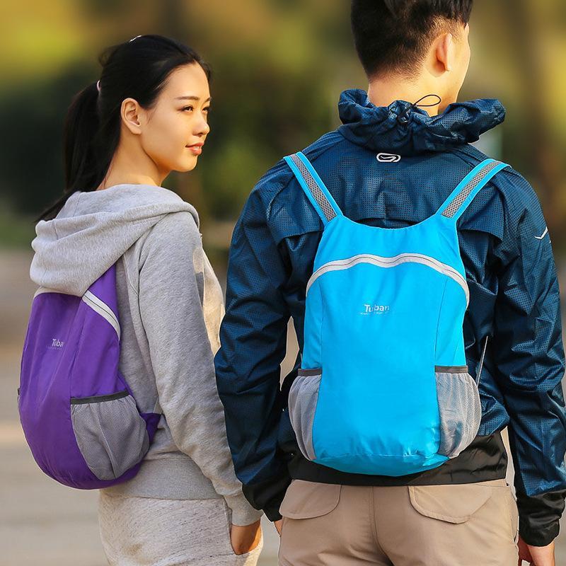 1Pc Outdoor Foldable Backpack Waterproof Hiking Bag Camping Rucksack Outdoor-MBM outdoor Store-Purple-Bargain Bait Box