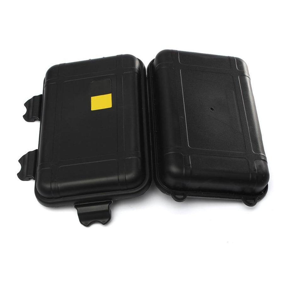 1Pc Portable Outdoor Anti-Pressure Shockproof Waterproof Airtight Survival-BoBo Chou Store-Black Small-Bargain Bait Box