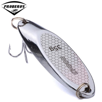 1Pc Top Metal Spoon Lure 3G-40G Metal Bass Baits Silver Spoon Fishing Lure 8#-2#-ProberosFishing Store-3G-Bargain Bait Box
