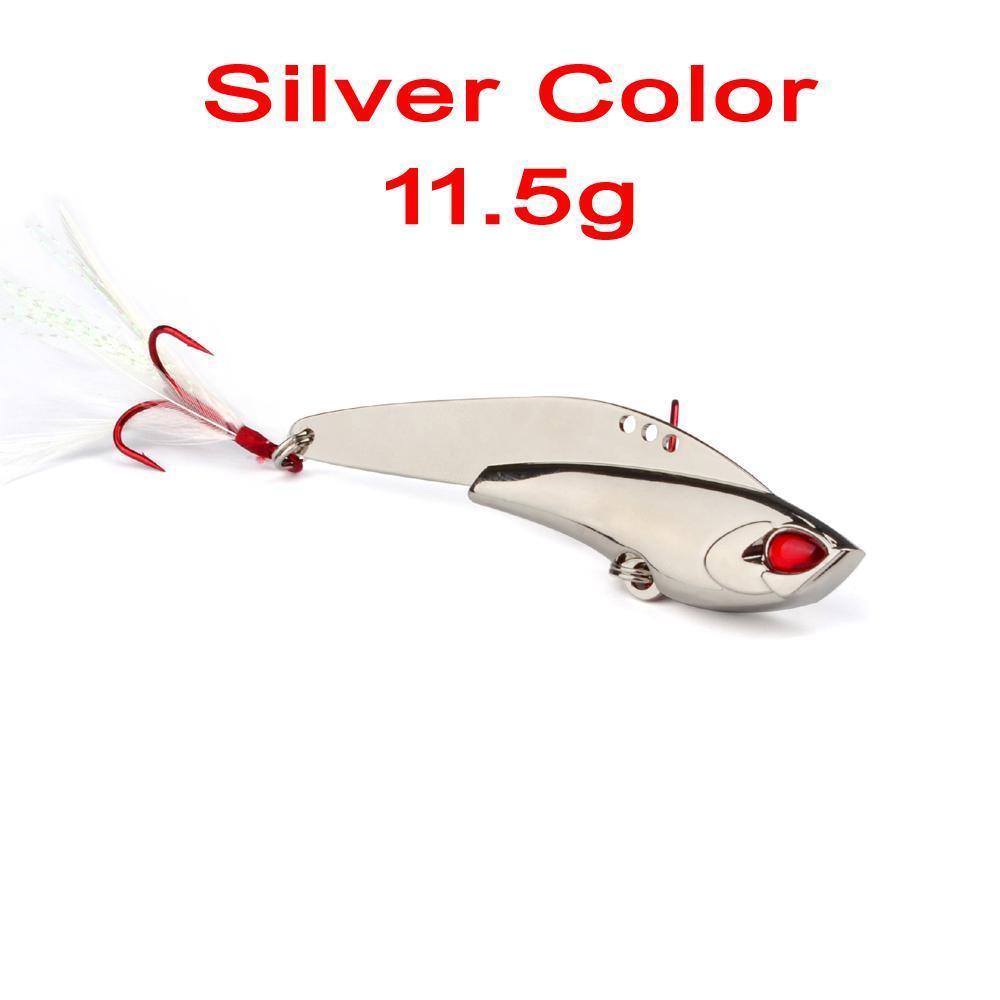 1Pc Top Quality Spoon Metal Lure Silver Color Fishing Lures 11.5-16.5-21.5G-ProberosFishing Store-11-Bargain Bait Box