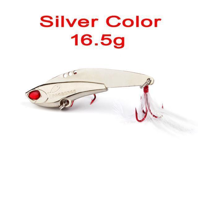 1Pc Top Quality Spoon Metal Lure Silver Color Fishing Lures 11.5-16.5-21.5G-ProberosFishing Store-16-Bargain Bait Box