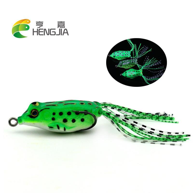 1Pc Top Water Frog Salmon Sneakhead Rubber Plastic Soft Fishing Baits Fishing-Frog Baits-Bargain Bait Box-as the picture-Bargain Bait Box