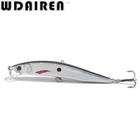 1Pcs 10Cm 8.5G Laser Minnow Wobblers Fishing Lure Pesca Hooks Fish Tackle-WDAIREN fishing gear Store-A-Bargain Bait Box