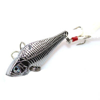 1Pcs 12.5G 5Cm Winter Fishing Lure Hard Bait Vib With Lead Inside Ice Sea-YPYC Sporting Store-Gold-Bargain Bait Box