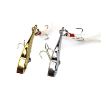 1Pcs 12.5G 5Cm Winter Fishing Lure Hard Bait Vib With Lead Inside Ice Sea-YPYC Sporting Store-Gold-Bargain Bait Box