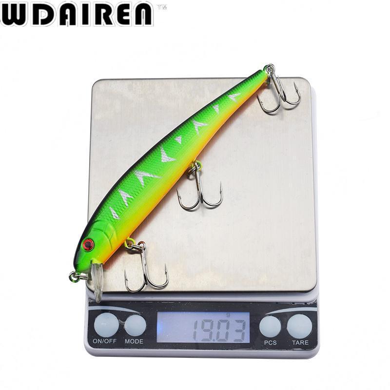 1Pcs 13Cm 19.5G Minnow Fishing Lure Fish Wobbler Tackle Crankbait Artificial-WDAIREN fishing gear Store-B-Bargain Bait Box