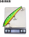 1Pcs 13Cm 19.5G Minnow Fishing Lure Fish Wobbler Tackle Crankbait Artificial-WDAIREN fishing gear Store-B-Bargain Bait Box