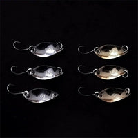 1Pcs 2.5G 3.5G 5G 3 Size Metal Gold Sliver Spoon Mini Fishing Lure Crankbait-FISHINAPOT Store-2.5g Gold-Bargain Bait Box
