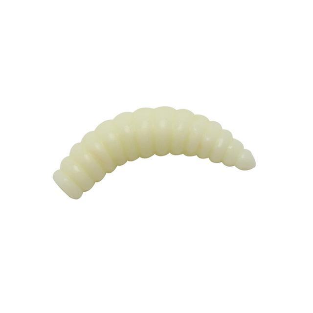 1Pcs 2Cm 0.3G Maggot Grub Soft Fishing Lure Hooks Smell Worms Glow Shrimps-Amlucas Fishing Store-E-Bargain Bait Box