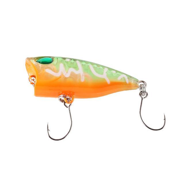 1Pcs 3G High Quality Fishing Lures Artificial 4Cm Mini Popper Wobblers Top Water-YPYC Sporting Store-9-Bargain Bait Box