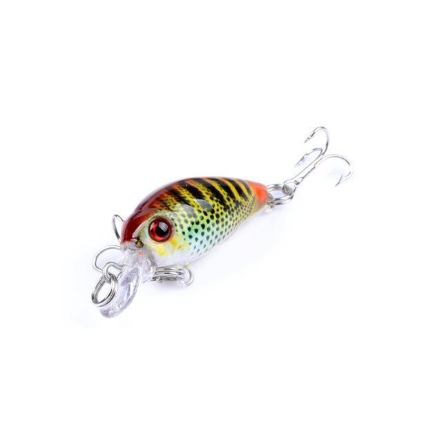 1Pcs 4.5Cm 4G Crank Fishing Lure Hard Swimbait Pesca 6 Colors Wobbler Isca-AOLIFE Sporting Store-6-Bargain Bait Box