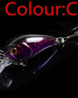 1Pcs 4.5Cm 4G Fishing Lures Crank Baits Mini Crankbait Wobblers 3D Fish Eye-WDAIREN fishing gear Store-C-Bargain Bait Box
