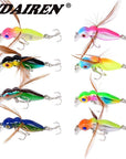 1Pcs 4Cm 3.5G Grasshopper Insects Fishing Lures Sea Fishing Tackle Flying Jig-WDAIREN fishing gear Store-C-Bargain Bait Box