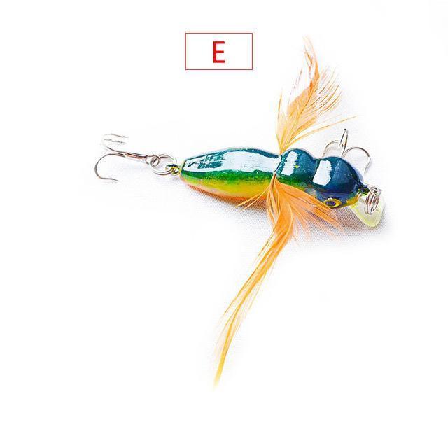 1Pcs 4Cm 3.5G Grasshopper Insects Fishing Lures Sea Fishing Tackle Flying Jig-WDAIREN fishing gear Store-G-Bargain Bait Box