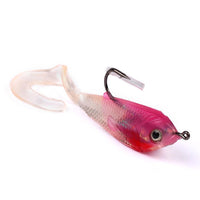 1Pcs 5.1Cm 5G High Quality Soft Minnow Lure With Hooks Fishing Silicone Bait For-Deep Sea Sporting Goods-1-Bargain Bait Box