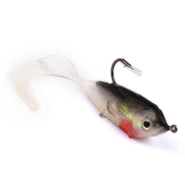 1Pcs 5.1Cm 5G High Quality Soft Minnow Lure With Hooks Fishing Silicone Bait For-Deep Sea Sporting Goods-4-Bargain Bait Box