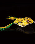 1Pcs 5.5Cm 10G Frog Lure Fishing Lures Treble Hooks Top Water Ray Frog-YPYC Sporting Store-Yellow-Bargain Bait Box