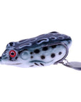 1Pcs 5.8Cm/2.28''15G Soft Frog Lure Fishing Lures Treble Hooks Top Water Ray-easygoing4-AS SHOW2-Bargain Bait Box
