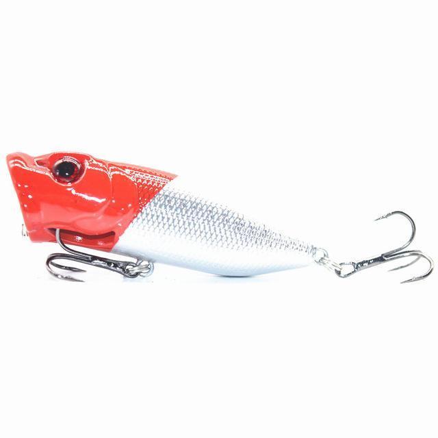 1Pcs 6.5Cm 13G Popper Fishing Lures 3D Eyes Bait Crankbait Wobblers Tackle-PROLEURRE FISHING Store-C-Bargain Bait Box