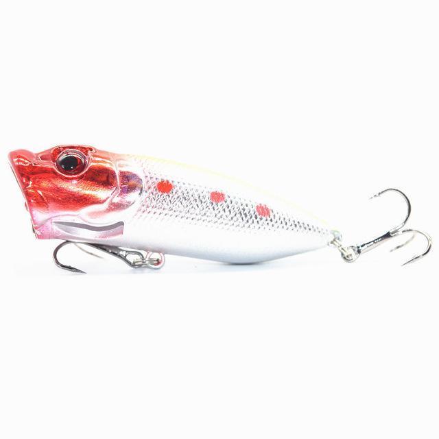 1Pcs 6.5Cm 13G Popper Fishing Lures 3D Eyes Bait Crankbait Wobblers Tackle-PROLEURRE FISHING Store-D-Bargain Bait Box