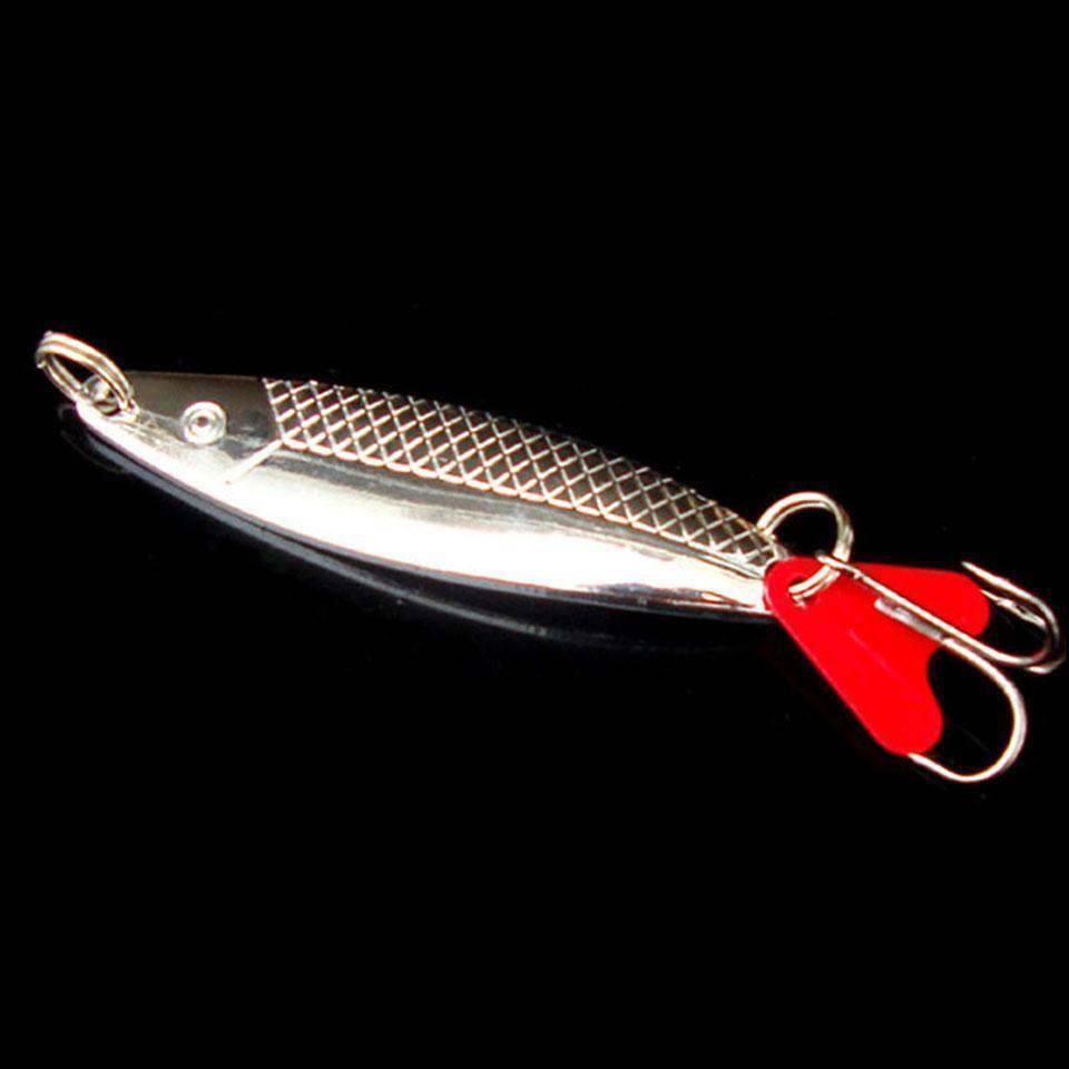 1Pcs 6Cm 10G Metal Spinner Spoon Fishing Lure Hard Baits Sequins Noise Paillette-AOLIFE Sporting Store-Gold-Bargain Bait Box
