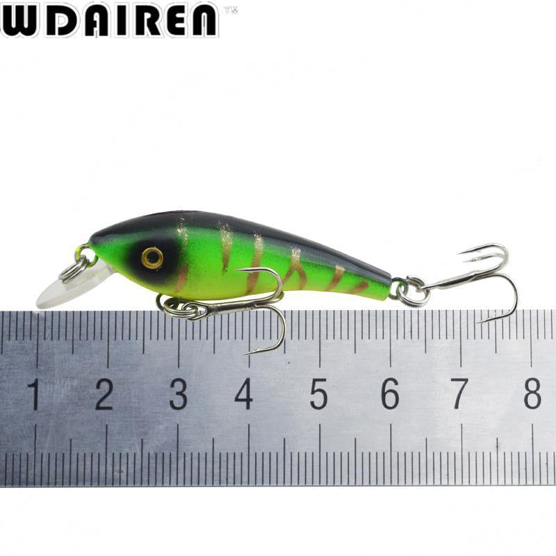 1Pcs 6Cm/4.5G Topwater Fishing Lure Artificial Hard Crank Wobbler Japan Mini-WDAIREN fishing gear Store-H-Bargain Bait Box