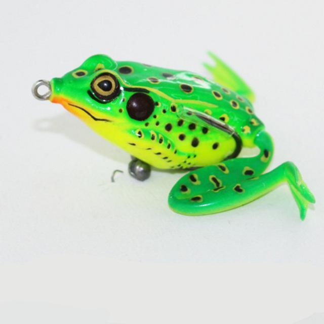 1Pcs 7Cm 9G Lifelike Soft Leg Jump Green Frog Enticement Lures Silicone Bait For-Deep Sea Sporting Goods-02-Bargain Bait Box