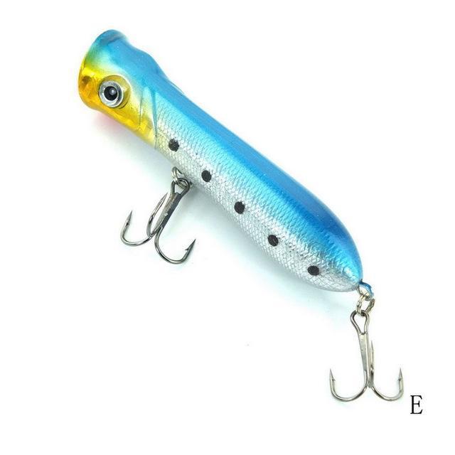 1Pcs 8.5Cm 11G 6# Hooks Pesca Artificial Bait Peche Fishing Tackle Popper Lure-VeeBok Sport Technology Co., Ltd-E1-Bargain Bait Box