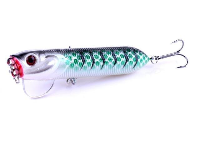 1Pcs 9.5Cm 18G Popper Musky Trout Perch Catfish Crappie Bionic Fishing-Top Water Baits-Bargain Bait Box-as the picture 3-Bargain Bait Box
