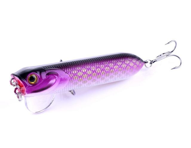 1Pcs 9.5Cm 18G Popper Musky Trout Perch Catfish Crappie Bionic Fishing-Top Water Baits-Bargain Bait Box-as the picture 7-Bargain Bait Box