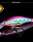 1Pcs 9Cm 7.3G Luminous Floating Laser Minnow Hard Fishing Lures 3D Eyes-PROLEURRE FISHING Store-B-Bargain Bait Box