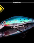 1Pcs 9Cm 7.3G Luminous Floating Laser Minnow Hard Fishing Lures 3D Eyes-PROLEURRE FISHING Store-H-Bargain Bait Box