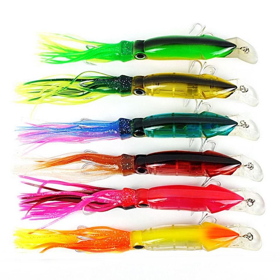 1Pcs Big Game Fishing Lures 14Cm 40G Fishing Tackle 6 Colors Available Squid-LooDeel Outdoor Sporting Store-1-Bargain Bait Box