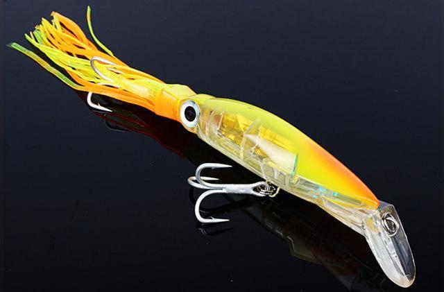 1Pcs Big Game Fishing Lures 14Cm 40G Fishing Tackle 6 Colors Available Squid-LooDeel Outdoor Sporting Store-6-Bargain Bait Box