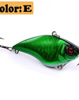 1Pcs Bright Colorful Hard Bait 7.2Cm/17G Minnow Fishing Lures Vib Tackle 3D Fish-WDAIREN fishing gear Store-E-Bargain Bait Box