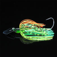 1Pcs Buzz Bait Fishing Lure Lead Head Metal Spoons Spinner Bait Bkk Crank Hook-YPYC Sporting Store-Orange-Bargain Bait Box