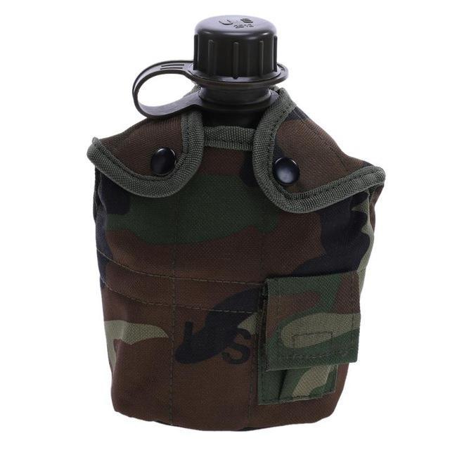 1Pcs Camouflage Military Molle Tactical Water Bottle Bays Outlook Kettle Carrier-fixcooperate-Camouflage-Bargain Bait Box
