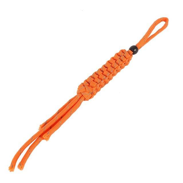 1Pcs Edc Gear Corn Knot Umbrella Rope Nylon Chain Rope Tool Ornaments Falling-Balight Store-orange-Bargain Bait Box