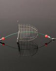 1Pcs Fishing Accessories Stainless Steel Cage Fishing Trap Basket Feeder Fish-Abax Store-Bargain Bait Box