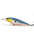 1Pcs Fishing Lure Bait Minnow With Treble Hook Isca Artificial Bass Fishing-Mr. Fish Store-004-Bargain Bait Box