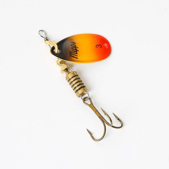 1Pcs Ftk Mepps Spoon Lure Size 0# 1# 2# 3# 4# 5# Fishing Treble Hooks 4 Colors-FTK koko Store-Navy Blue-Bargain Bait Box