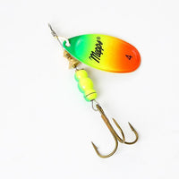 1Pcs Ftk Mepps Spoon Lure Size 0# 1# 2# 3# 4# 5# Fishing Treble Hooks 4 Colors-FTK koko Store-Orange-Bargain Bait Box