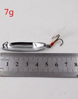 1Pcs High Quality 6 Sizes 5G 7G 10G 13G 18G 21G Sequined Silver Spoon Lure For-Deep Sea Sporting Goods-01-Bargain Bait Box