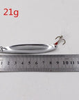 1Pcs High Quality 6 Sizes 5G 7G 10G 13G 18G 21G Sequined Silver Spoon Lure For-Deep Sea Sporting Goods-06-Bargain Bait Box