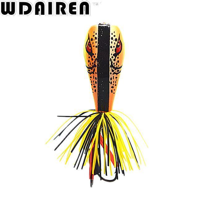 1Pcs High Quality Cicada Frog Fishing Lures Snakehead Lure 9Cm 9.2Gtopwater Hard-WDAIREN fishing gear Store-D-Bargain Bait Box